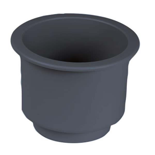 Beckson Beckson GH43-B1-U Super Size Series Recessed Drink Holder - 3-7/8" Hole Cut x 3-1/4" Depth, Black GH43-B1-U - main